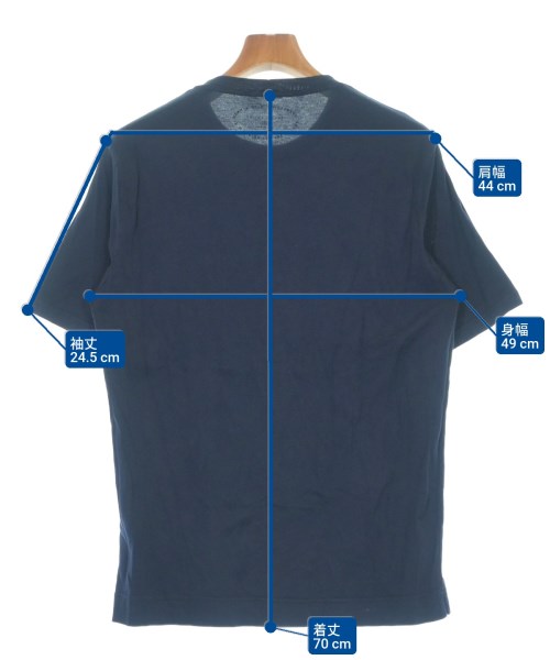 FEDELI（フェデーリ）Tシャツ・カットソー 紺 サイズ:48(L位) メンズ/2200607006292
