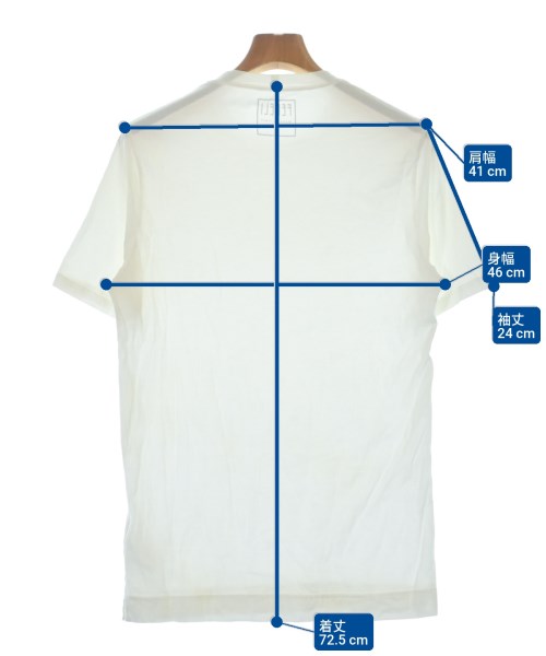 FEDELI（フェデーリ）Tシャツ・カットソー 白 サイズ:48(L位) メンズ/2200607006308
