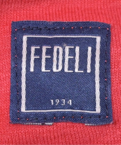 FEDELI（フェデーリ）ポロシャツ 赤 サイズ:50(XL位) メンズ/2200617928072