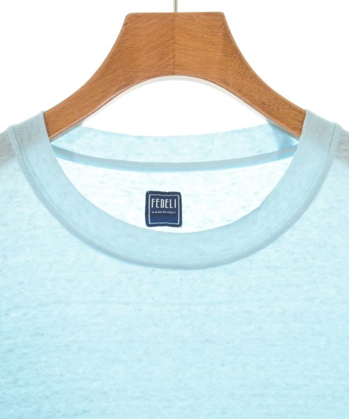 FEDELI（フェデーリ）Tシャツ・カットソー 青 サイズ:50(XL位) メンズ/2200617928096