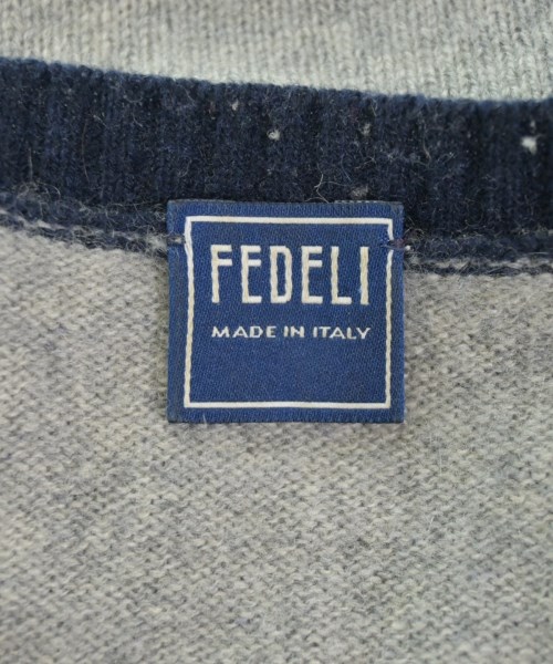 FEDELI（フェデーリ）ニット・セーター グレー サイズ:46(M位) メンズ/2200614699098