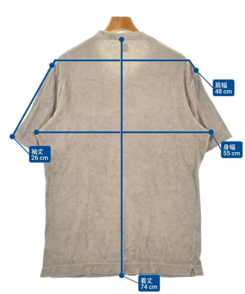 FEDELI（フェデーリ）Tシャツ・カットソー ベージュ サイズ:48(L位) メンズ/2200695857066