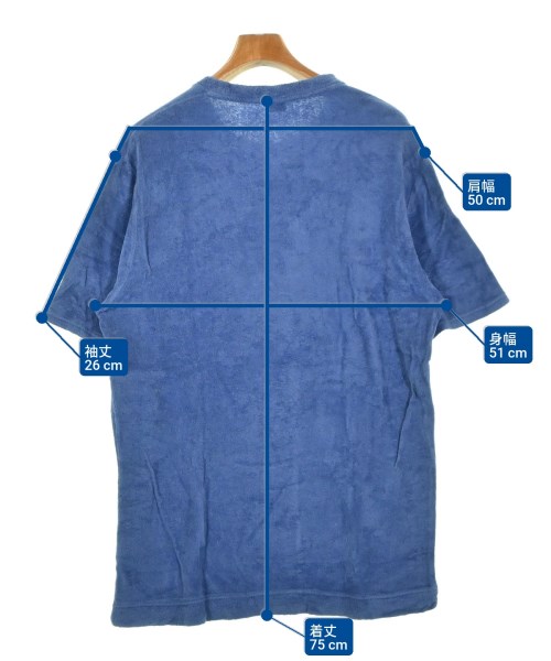 FEDELI（フェデーリ）Tシャツ・カットソー 青 サイズ:48(L位) メンズ/2200695857073