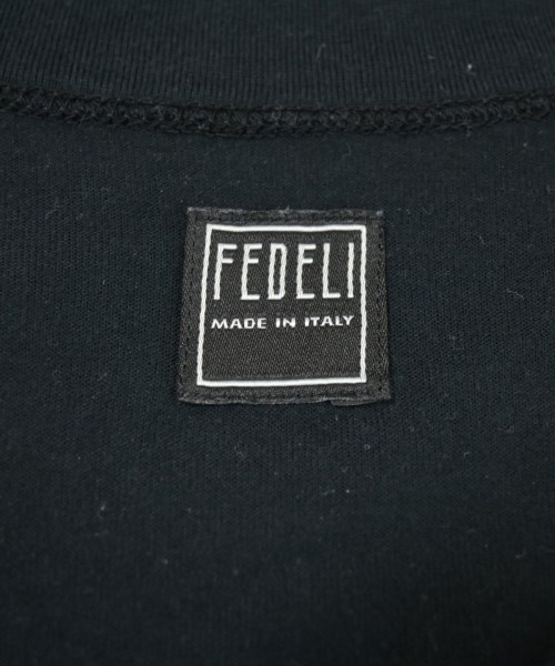 FEDELI（フェデーリ）Tシャツ・カットソー 黒 サイズ:50(XL位) メンズ/2200690674026