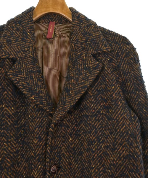 ERNESTO（エルネスト）チェスターコート 茶 サイズ:44(S位) メンズ/2200626638016