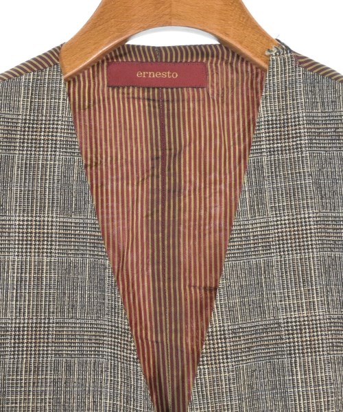 ERNESTO（エルネスト）カジュアルシャツ ベージュ サイズ:46(M位) メンズ/2200621169010