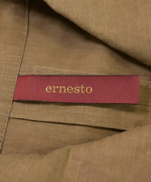 ERNESTO（エルネスト）ステンカラーコート 茶 サイズ:42(XS位) メンズ/2200655481010