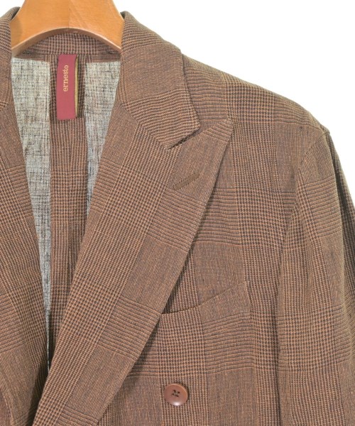 ERNESTO（エルネスト）カジュアルジャケット 茶 サイズ:48(L位) メンズ/2200662322054