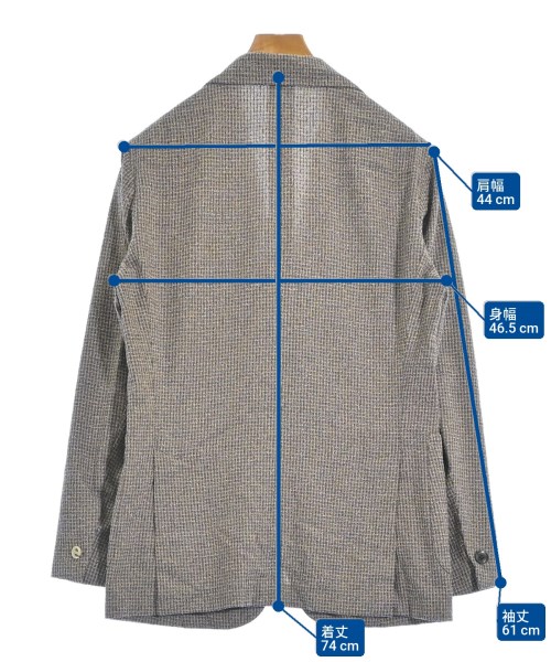 ERNESTO（エルネスト）カジュアルジャケット 茶 サイズ:48(L位) メンズ/2200647981023