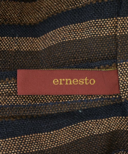 ERNESTO（エルネスト）カジュアルジャケット 茶 サイズ:46(M位) メンズ/2200683231038