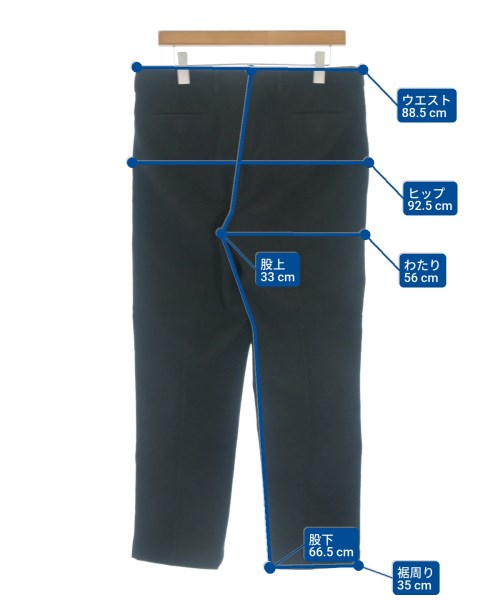 GBS TROUSERS（ジービーエストラウザーズ）スラックス 黒 サイズ:48(L位) メンズ/2200620494069