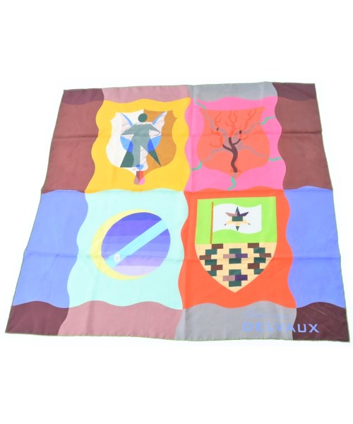 DELVAUX(デルボー)バンダナ・スカーフ 緑 サイズ:-/2200661603031