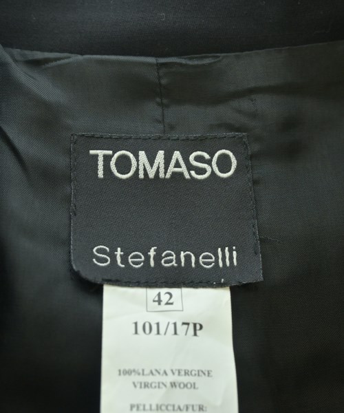 TOMASO Stefanelli（トマソ　ステファネリ）ジャケット 黒 サイズ:42(M位) レディース/2200679994015