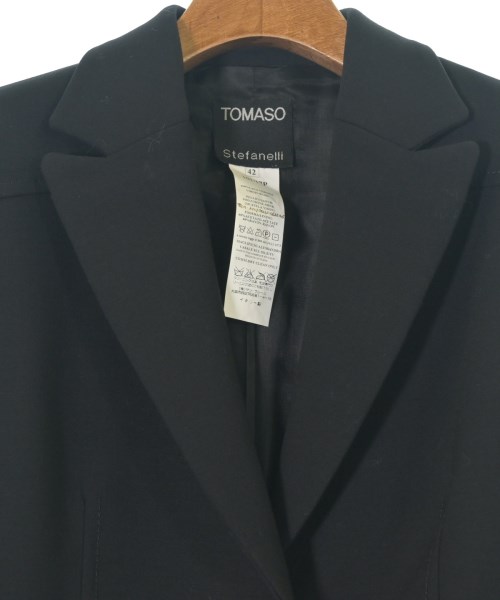TOMASO Stefanelli（トマソ　ステファネリ）ジャケット 黒 サイズ:42(M位) レディース/2200679994015
