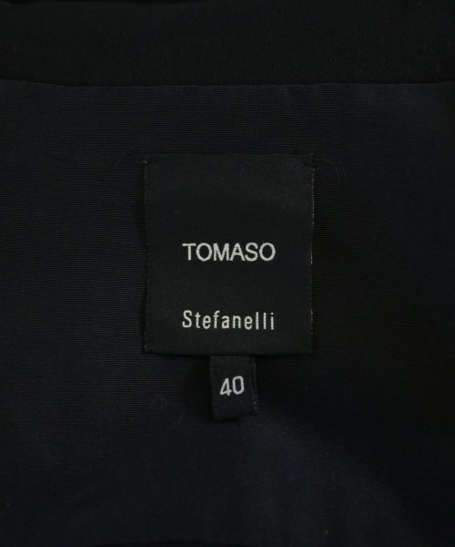 TOMASO Stefanelli（トマソ　ステファネリ）カジュアルジャケット 黒 サイズ:40(M位) レディース/2200724550135