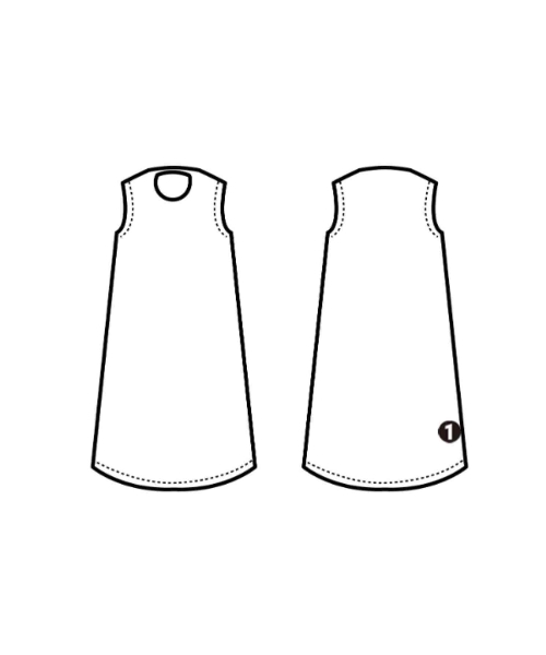 YUKIKO HANAI（ユキコハナイ）ワンピース ベージュ サイズ:10(L位) レディース/2200663879069