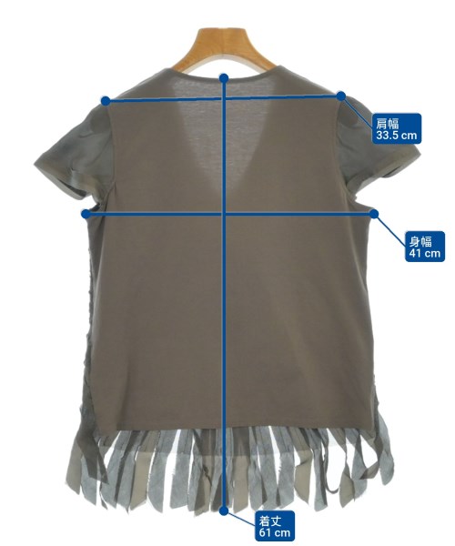 YUKIKO HANAI（ユキコハナイ）Tシャツ・カットソー グレー サイズ:10(M位) レディース/2200681605145