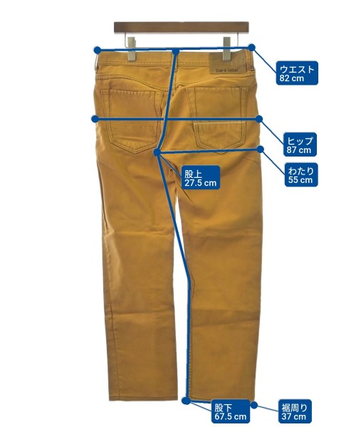 CARE LABEL（ケアレーベル）デニムパンツ オレンジ サイズ:31(M位) メンズ/2200644839037
