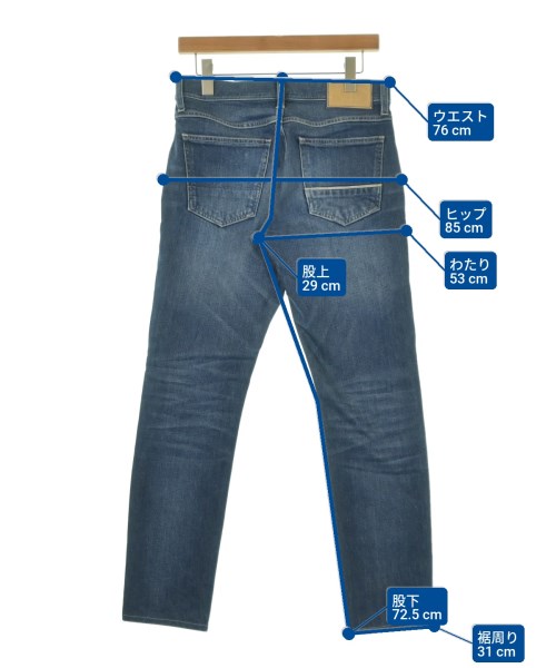 CARE LABEL（ケアレーベル）デニムパンツ 青 サイズ:29(S位) メンズ/2200662056089