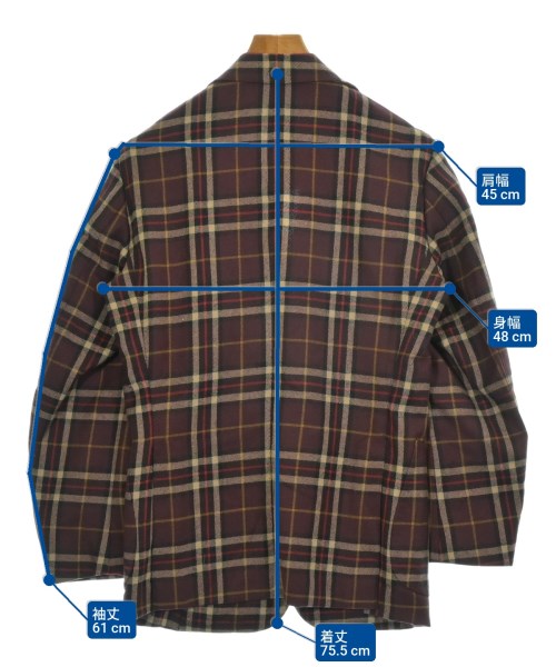 Gi.Capri（ジ・カプリ）ジャケット 茶 サイズ:46(M位) メンズ/2200615488127