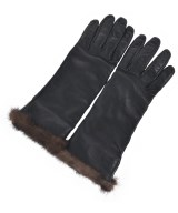 sermoneta gloves（セルモネータグローブズ）手袋 黒 サイズ:- レディース/2200682691154