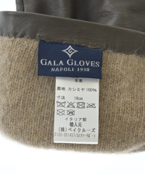gala gloves（ガーラグローブ）手袋 茶 サイズ:7.5 レディース/2200697268181