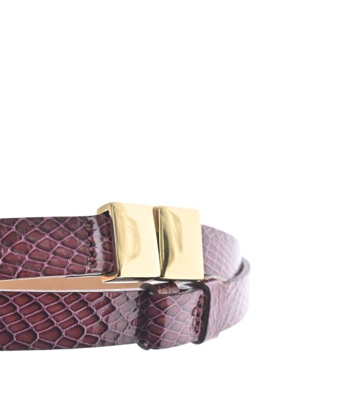 MAISON BOINET（メゾンボワネ）ベルト 赤 サイズ:80 レディース/2200640244019