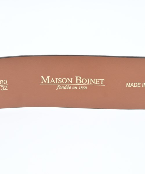 MAISON BOINET（メゾンボワネ）ベルト 茶 サイズ:- メンズ/2200643252295