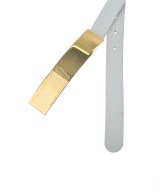 MAISON BOINET（メゾンボワネ）ベルト 白 サイズ:80cm レディース/2200624924111