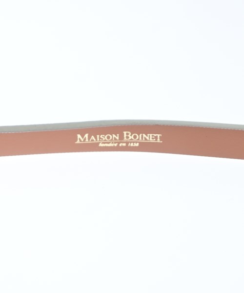 MAISON BOINET（メゾンボワネ）ベルト 白 サイズ:- レディース/2200616828083