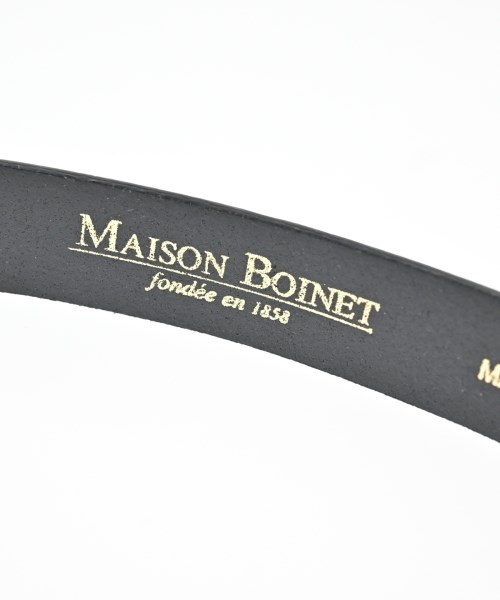 MAISON BOINET（メゾンボワネ）ベルト 黒 サイズ:75 レディース/2200633079598