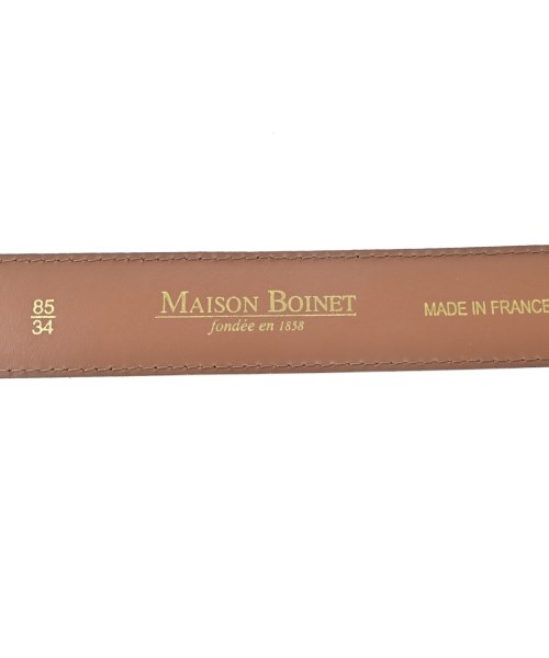MAISON BOINET（メゾンボワネ）ベルト 茶 サイズ:- レディース/2200654759356
