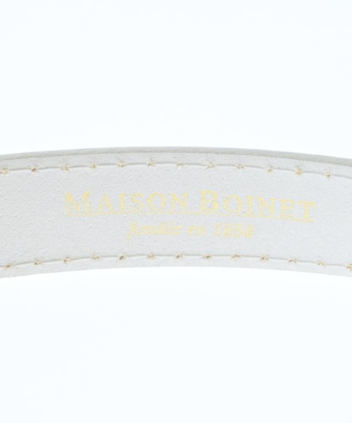 MAISON BOINET（メゾンボワネ）ベルト 白 サイズ:- レディース/2200655754046