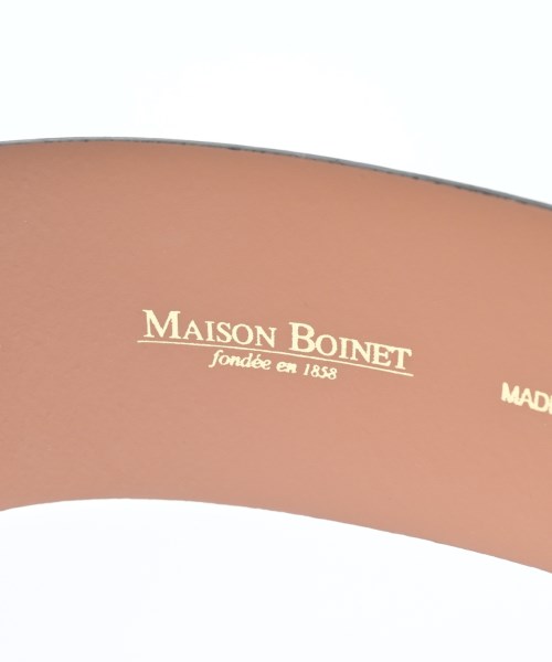 MAISON BOINET（メゾンボワネ）ベルト 黒 サイズ:80 レディース/2200657815110