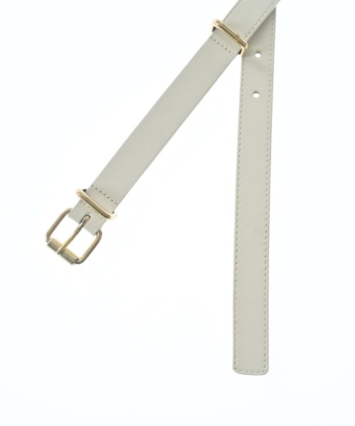 MAISON BOINET（メゾンボワネ）ベルト 白 サイズ:80cm レディース/2200662272090