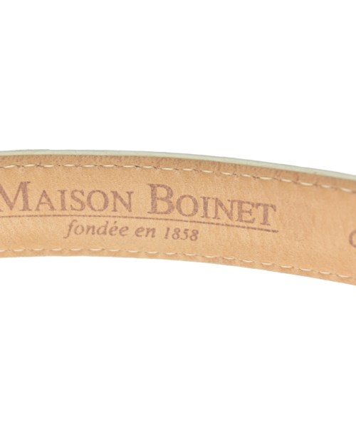 MAISON BOINET（メゾンボワネ）ベルト 白 サイズ:75/30 レディース/2200718436032