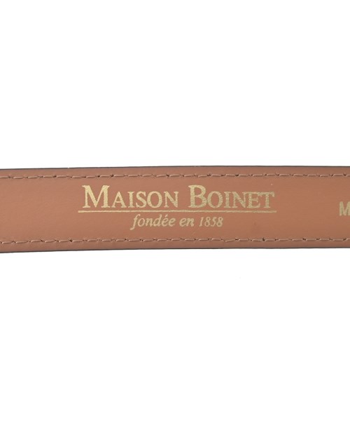 MAISON BOINET（メゾンボワネ）ベルト 茶 サイズ:80/32 レディース/2200657551292