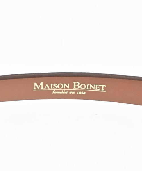 MAISON BOINET（メゾンボワネ）ベルト 茶 サイズ:- レディース/2200637907088