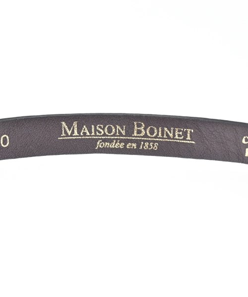 MAISON BOINET（メゾンボワネ）ベルト 茶 サイズ:70 レディース/2200722493052