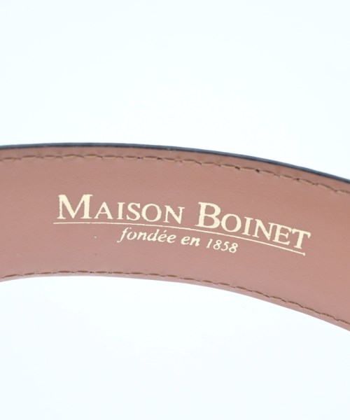 MAISON BOINET（メゾンボワネ）ベルト 黒 サイズ:80 メンズ/2200688494032