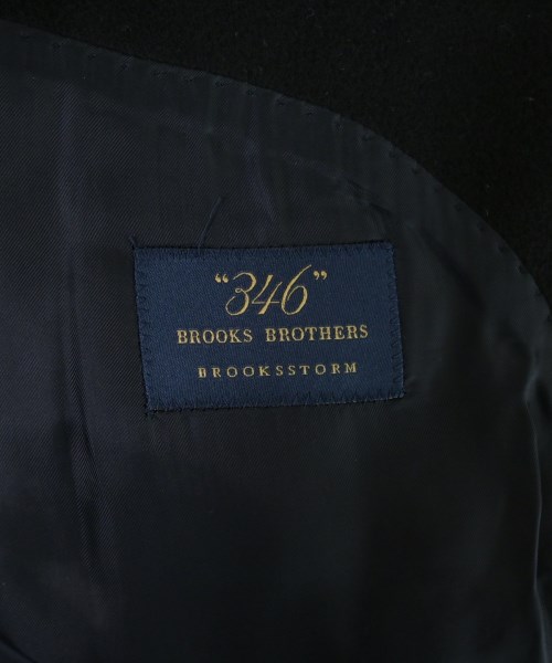 346 Brooks Brothers（サンヨンロクブルックスブラザーズ）チェスターコート 黒 サイズ:42(L位) メンズ/2200618752041