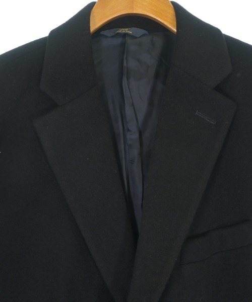 346 Brooks Brothers（サンヨンロクブルックスブラザーズ）チェスターコート 黒 サイズ:42(L位) メンズ/2200618752041