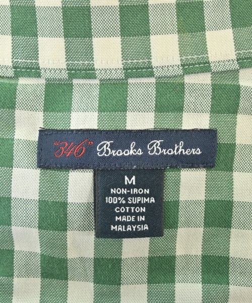 346 Brooks Brothers（サンヨンロクブルックスブラザーズ）カジュアルシャツ 緑 サイズ:M メンズ/2200676291063