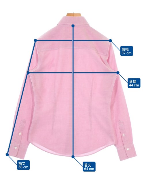 346 Brooks Brothers（サンヨンロクブルックスブラザーズ）カジュアルシャツ ピンク サイズ:0(XS位) レディース/2200680331038