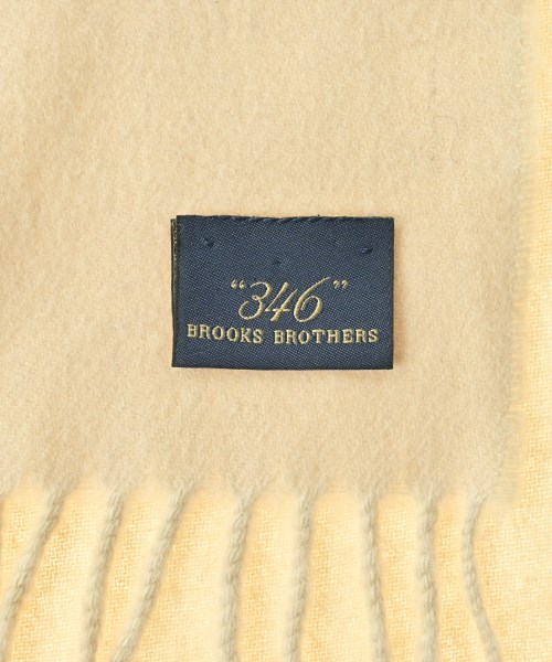 346 Brooks Brothers（サンヨンロクブルックスブラザーズ）マフラー ベージュ サイズ:- メンズ/2200645269093
