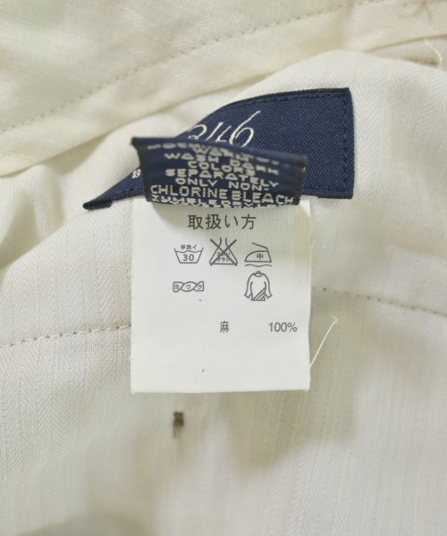 346 Brooks Brothers（サンヨンロクブルックスブラザーズ）スラックス ベージュ サイズ:32(L位) メンズ/2200704683174