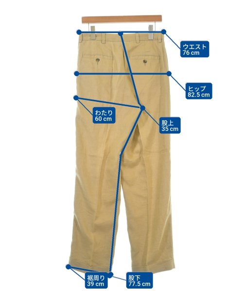 346 Brooks Brothers（サンヨンロクブルックスブラザーズ）スラックス ベージュ サイズ:32(L位) メンズ/2200704683174