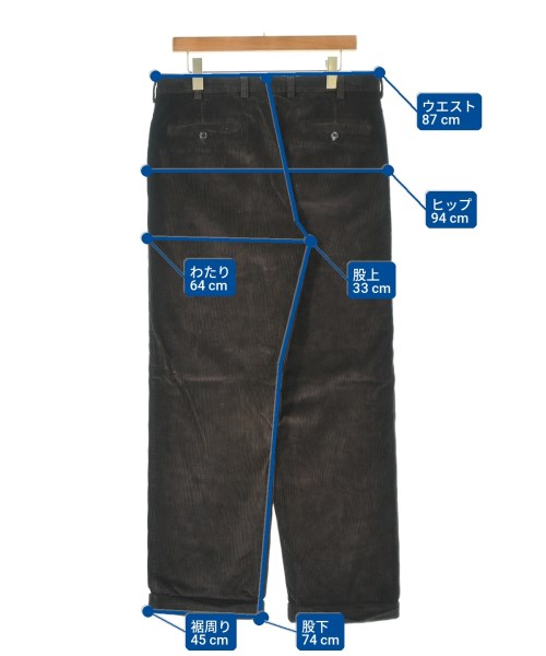 346 Brooks Brothers（サンヨンロクブルックスブラザーズ）その他 茶 サイズ:34(XL位) メンズ/2200706571103
