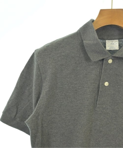 346 Brooks Brothers（サンヨンロクブルックスブラザーズ）ポロシャツ グレー サイズ:M メンズ/2200728203082