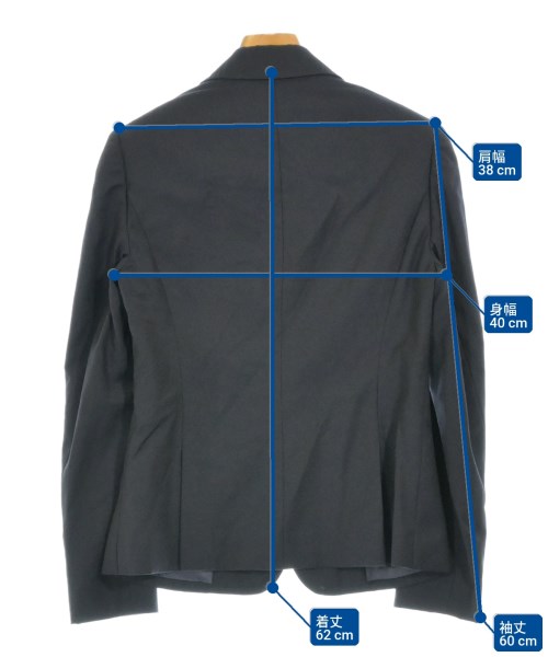 346 Brooks Brothers（サンヨンロクブルックスブラザーズ）ジャケット 黒 サイズ:0(XS位) レディース/2200717893034